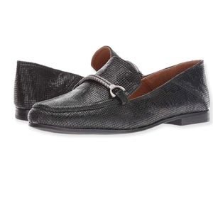 Patricia Nash Black Textured Loafers